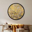 Póster van Gogh - Almendro en Flor Ocre - Redondo