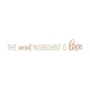Lema de cocina El ingrediente secreto es el amor - MDF nature