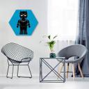 Hexagon - Alu-Dibond - Gomes - Black Panther legetøj