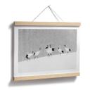 Poster Marchegiani - Des grues dans la neige