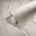 Non-woven tapet med 3D honeycomb mønster beige tekstureret 