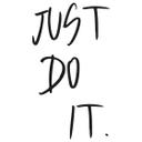 Wallsticker - Just Don't Quit - 2-farvet