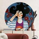 Vinilo decorativo retrato - Momento de la ronda de consolación - Hülya