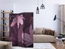Screen room divider - Drømmende blomster, 3-delt