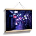 Póster Hugonnard - Vida nocturna en Japón