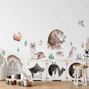 Sticker mural Kvilis - Amis des animaux (24 pièces)