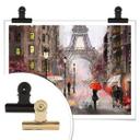 Plakat - Red Umbrellas in Paris