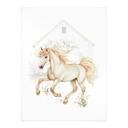 Póster infantil Caballo boho al galope suave