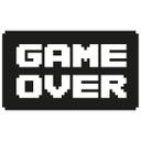Game Over wallsticker