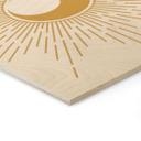 Cuadro de madera rayos de sol dorados - KsanaKalpa