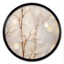 Plakat Filigranblade Beige - Treechild - Rund