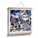 Póster Zamart - Kandinsky meets Berlín azul cielo - Cuadrado