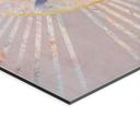 Billede yoga solhilsen pink - Manovski – print på aluminium (Alu-Dibond)