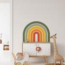 Retro regnbue Wallsticker
