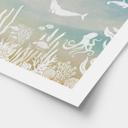 Póster mundo submarino paraíso - Ombre - Kikki Belle