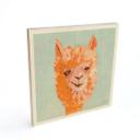 Billede af træ Orange Alpaca - Zwara - Square