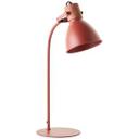 Tischleuchte Franziska, rot, 52 x 28,5 cm, Metall Schreibtischlampe