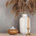 Papel pintado no tejido textura yeso aspecto liso mate en beige 