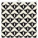 Tapet med mønster Geometriske ornamenter i sort-beige - Treechild