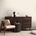 COSMOPOLITAN tapet creme hvid metallic - moderne ikke-vævet tapet køkken