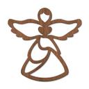 Arte en madera de caoba - Angel