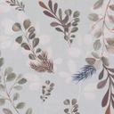 Papel pintado Floral gris rosa - Acuarela ramas y hojas - Papel pintado no tejido moderno