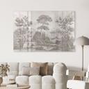 Acrylglas Landschap met tuinlandschap in beige - Ms Tiff