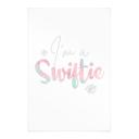 Tekstil plakat I'm a Swiftie - inspireret af Taylor Swift