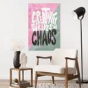 Akrylbillede Creativity thrives in Chaos - Bloom