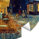 Fototapet - Rundt van Gogh - Caféterrasse om aftenen - vliesetapet/selvklæbende non-woven tapet