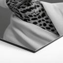 Sekskantet Billede Royale Spa time-out med leopard - Rahner - aluminium dibond