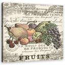 Canvasbillede, vintage frugt