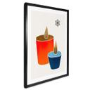Póster Kubistika - Velas en invierno