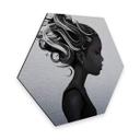 Hexagon Alu-Dibond Zilvereffect Ireland - Hard to Say