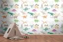 Papier peint chambre enfant crème multicolore - papier peint intissé art pour enfants Livingwalls - 