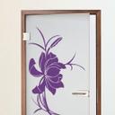 Stickers de Porte - Fleur d'Asie