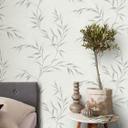 Guido Maria Kretschmer tapet med bladmotiv Yamato Fashion for Walls 5 lysegrå