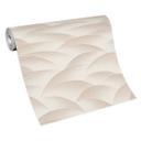Bølget tapet, mønstret tapet Fashion for Walls 4 af Guido Maria Kretschmer beige