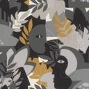 Rasch papier peint intissé, papier peint à motifs Salsa noir profond