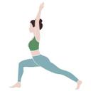 Muursticker Yoga Pose II