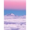 Krivec - fotomural rosa en el cielo