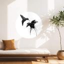 Wallsticker Irland - Chorum - Kolibri - rund