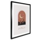 Póster Eid Mubarak de noche
