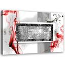 Canvasbillede, Abstrakt 3D rød