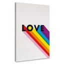 Lienzo LGBTQIA+ Love Rainbow