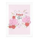 Póster Fight Like Girls - Poder feminista
