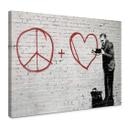 Canvasbillede Banksy - Peaceful Hearts Doctor