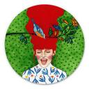 Tableau sur alu-Dibond rond Hülya - Printemps