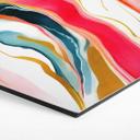 Hexagon Dibond Farverig abstrakt marmorering - Gokhale