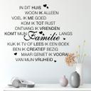 Muursticker In dit huis 3